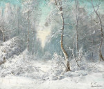 ₴ Картина пейзаж художника от 205 грн.: Зимний пейзаж