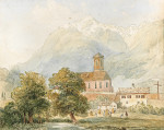 ₴ Картина пейзаж художника от 195 грн.: Замок Тратцберг недалеко от Йенбаха, Тироль