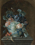 ₴ Картина натюрморт художника от 191 грн.: Фрукты и виноград в чаше Ван-Ли