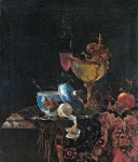 ₴ Картина натюрморт известного художника от 228 грн.: Натюрморт с китайской чашей и кубком наутилус