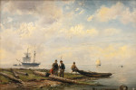 ₴ Купить картину море известного художника от 217 грн.: Рыбаки на берегу