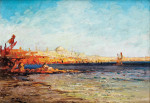 ₴ Картина морской пейзаж художника от 172 грн.: Вид на Босфор