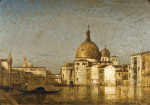 ₴ Репродукція міський краєвид від 211 грн.: Сан-Сімеон-Пікколо за Великим каналом, Венеція