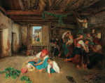 ₴ Картина побутової жанр відомого художника від 2470 грн.: Підготовка до свята збирання врожаю вина