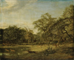 ₴ Картина пейзаж известного художника от 200 грн: Охота на оленей в заболоченном лесу