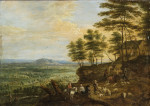 ₴ Картина пейзаж художника от 194 грн.: Пейзаж со стадом крупного рогатого скота
