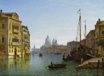 ₴ Картина городской пейзаж художника от 199 грн.: Большой канал с видом на Санта-Мария-делла-Салюте