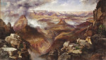 ₴ Картина пейзаж известного художника от 191 грн.: Большой каньон реки Колорадо