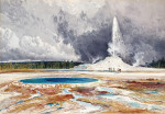 ₴ Картина пейзаж известного художника от 189 грн.: Замок гейзер