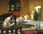 ₴ Репродукция бытовой жанр от 247 грн.: Женщины в бане