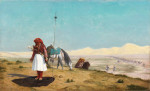 ₴ Репродукция бытовой жанр от 199 грн.: Молитва в пустыне