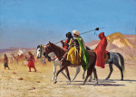₴ Репродукция бытовой жанр от 229 грн.: Всадники пересекающие пустыню
