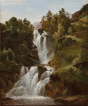 ₴ Репродукция пейзаж от 232 грн.: Рейхенбахский водопад