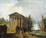 ₴ Картина пейзаж известного художника от 260 грн.: Древний храм