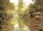 ₴ Картина пейзаж художника от 194 грн.: Спокойная река