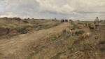 ₴ Картина пейзаж художника от 159 грн.: Пастух по дороге домой в сельской местности