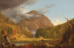 ₴ Репродукция пейзаж от 211 грн.: Вид горного перевала, называемого Нотч в Белых горах