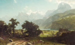 ₴ Репродукция пейзаж от 238 грн.: Озеро Люцерн