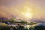 ₴ Картина морской пейзаж известного художника от 210 грн.: Девятый вал