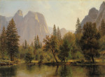 ₴ Картина пейзаж известного художника от 184 грн.: Кафедральные скалы, долина Йосемити