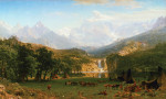 ₴ Картина пейзаж известного художника от 169 грн.: Скалистые горы, Ландера Пик