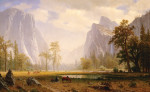 ₴ Картина пейзаж известного художника от 156 грн.: Глядя на долину Йосемити