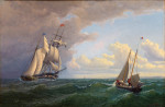 ₴ Картина морской пейзаж художника от 184 грн.: Китобой, внешняя граница