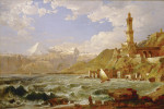 ₴ Картина морской пейзаж известного художника от 184 грн.: Побережье Генуи