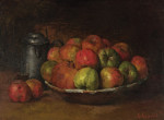 ₴ Репродукция натюрморт от 235 грн.: Натюрморт с яблоками и гранатом