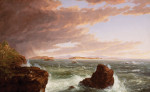 ⚓Репродукція морський пейзаж від 328 грн.: Вид на затоку Френчменс з острова Маунт-Дезерт після шквалу