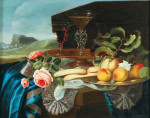 ₴ Картина натюрморт художника от 210 грн.: Цветы и фрукты