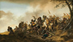 ₴ Картина батального жанра известного художника от 145 грн.: Сцена битвы
