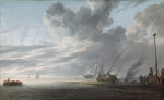 ₴ Картина морской пейзаж художника от 154 грн.: Лиман в конце дня