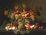 ₴ Репродукция натюрморт от 229 грн.: Корзинка фруктов