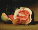 ₴ Картина натюрморт художника от 191 грн.: Арбуз и утренняя слава