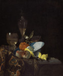 ₴ Картина натюрморт известного художника от 232 грн.: Натюрморт с фарфоровой тарелкой и фруктами