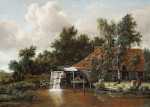 ₴ Картина пейзаж известного художника от 173 грн.: Водяная мельница