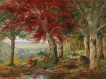 ₴ Картина пейзаж пейзаж відомого художника від 177 грн: Осінній ліс