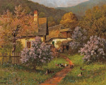 ₴ Картина пейзаж пейзаж известного художника от 191 грн: Весенняя пора на ферме