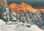 ₴ Картина пейзаж пейзаж відомого художника від 168 грн: Гірський пейзаж взимку