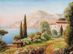 ₴ Картина пейзаж пейзаж известного художника от 177 грн: Летний день на побережье Амальфи