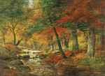 ₴ Картина пейзаж пейзаж відомого художника від 184 грн: Річковий пейзаж восени