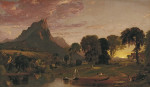 ₴ Картина пейзаж известного художника от 151 грн.: Вид вблизи Шербурн, округ Ченанго, Нью-Йорк
