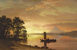 ₴ Картина пейзаж відомого художника від 189 грн.: Індіанці перетинають річку Колумбія
