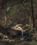 ₴ Картина пейзаж відомого художника від 186 грн.: Гірський струмок