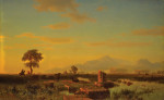 ₴ Картина пейзаж известного художника от 156 грн.: Руины Пестума