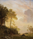 ₴ Картина пейзаж известного художника от 186 грн.: Река Мерсед в Йосемити