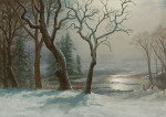 ₴ Картина пейзаж известного художника от 185 грн.: Зима в Йосемити