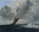 ⚓Картина морской пейзаж известного художника от 227 грн.: Суда в свежий бриз