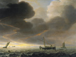 ₴ Картина морской пейзаж художника от 189 грн.: Гроза у побережья